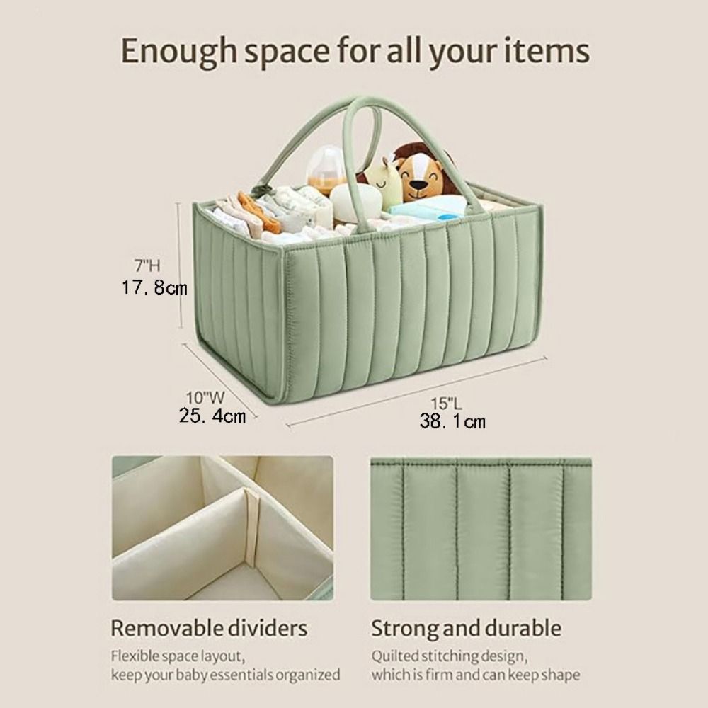 Bolsa de almacenamiento de pañ - Baby Nursery Handles reseña y precio