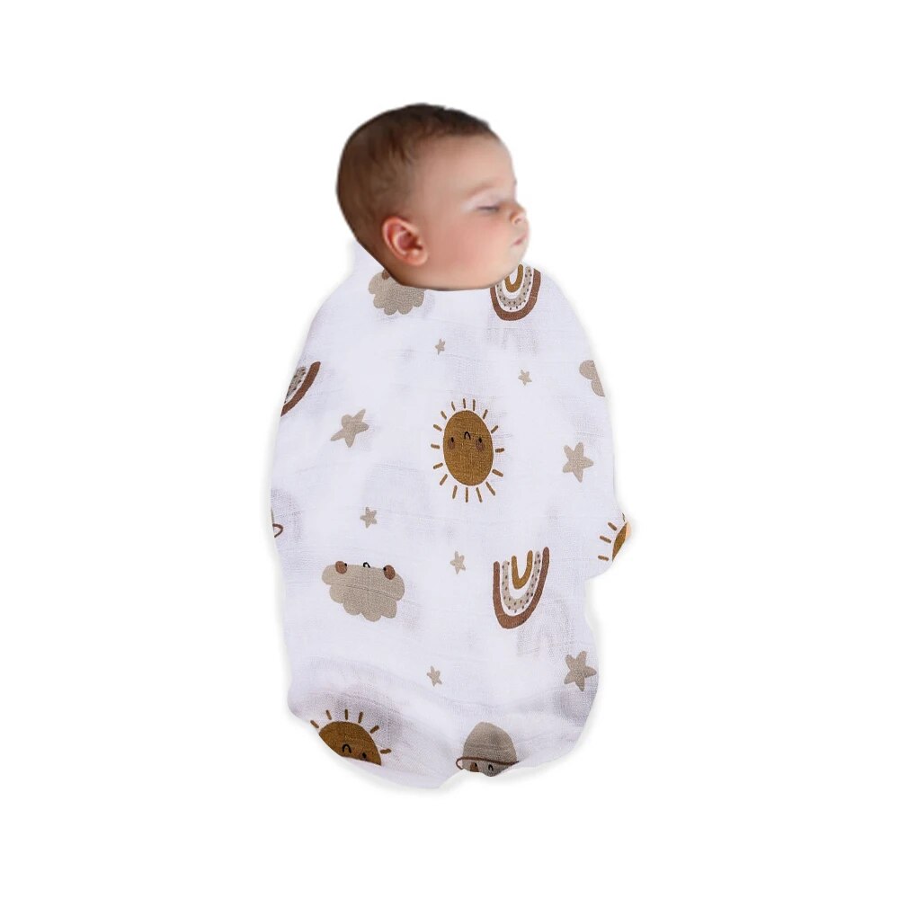 Manta envolvente de muselina d - Swaddle Blanket Muslin reseña y precio