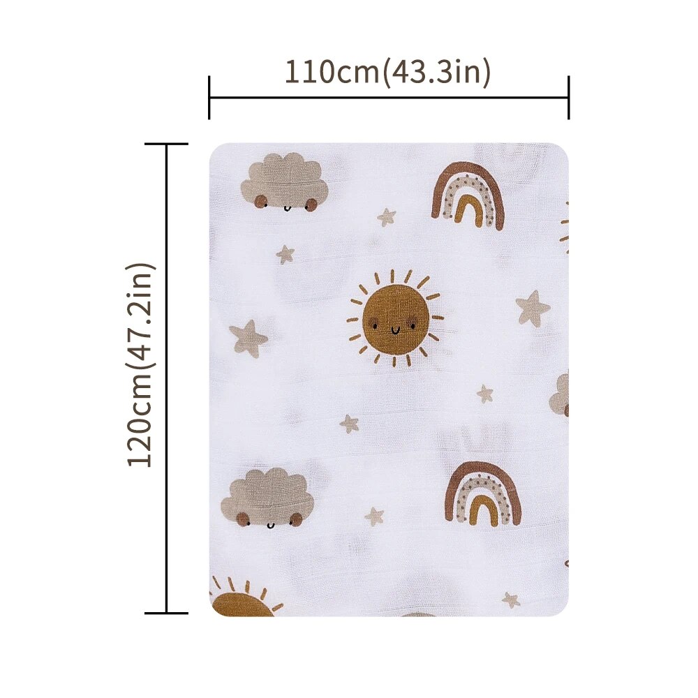Manta envolvente de muselina d - Swaddle Blanket Muslin reseña y precio